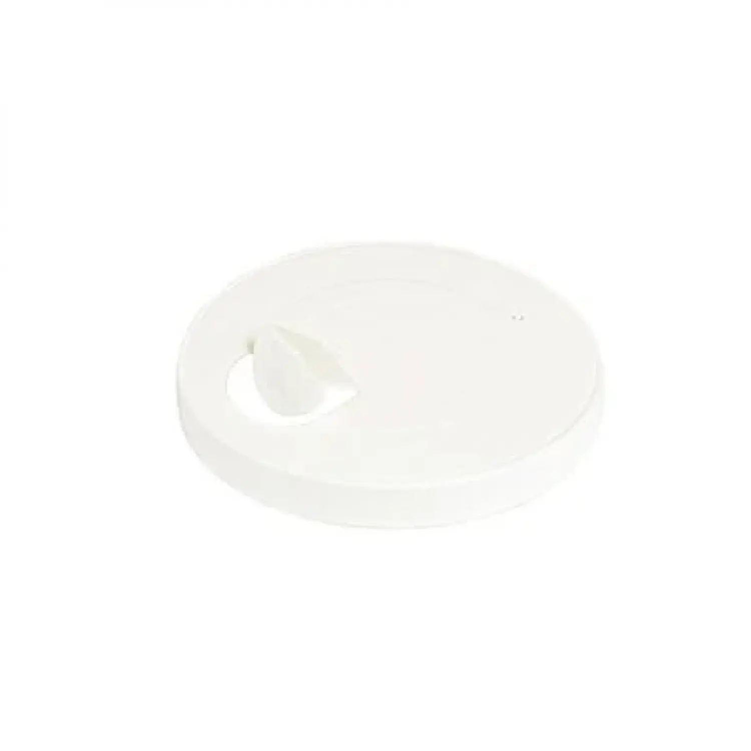 Capac din hârtie pentru pahare de hârtie, alb 90 mm