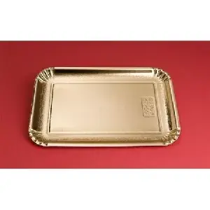 Tava de hartie, aurie, 39,5 x 29,5 cm