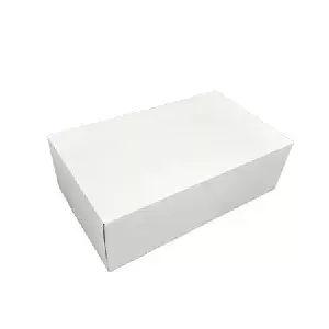 Pudełko papierowe na ciasto 31x22x8 cm, białe