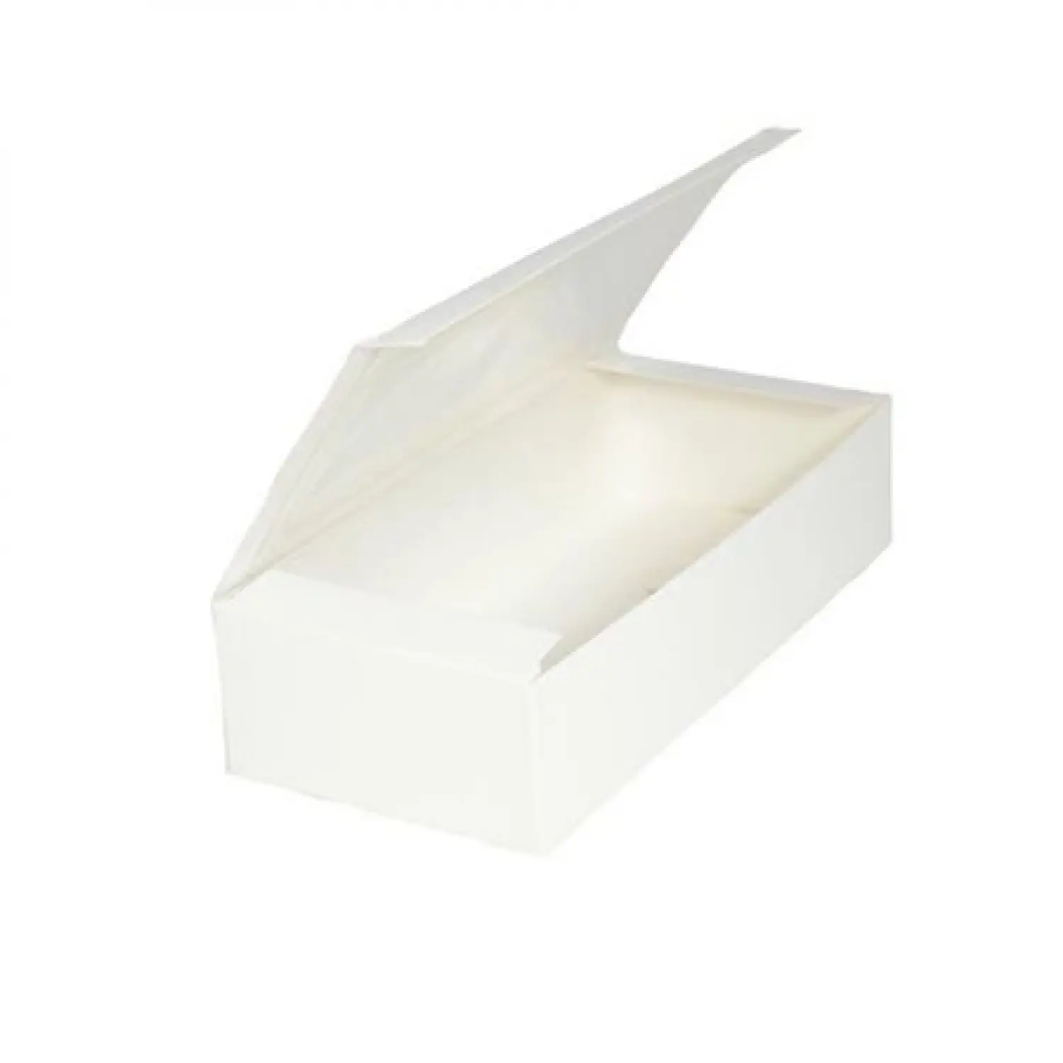 Cutie macaroane cu fereastra, 20x9x4 cm, alba