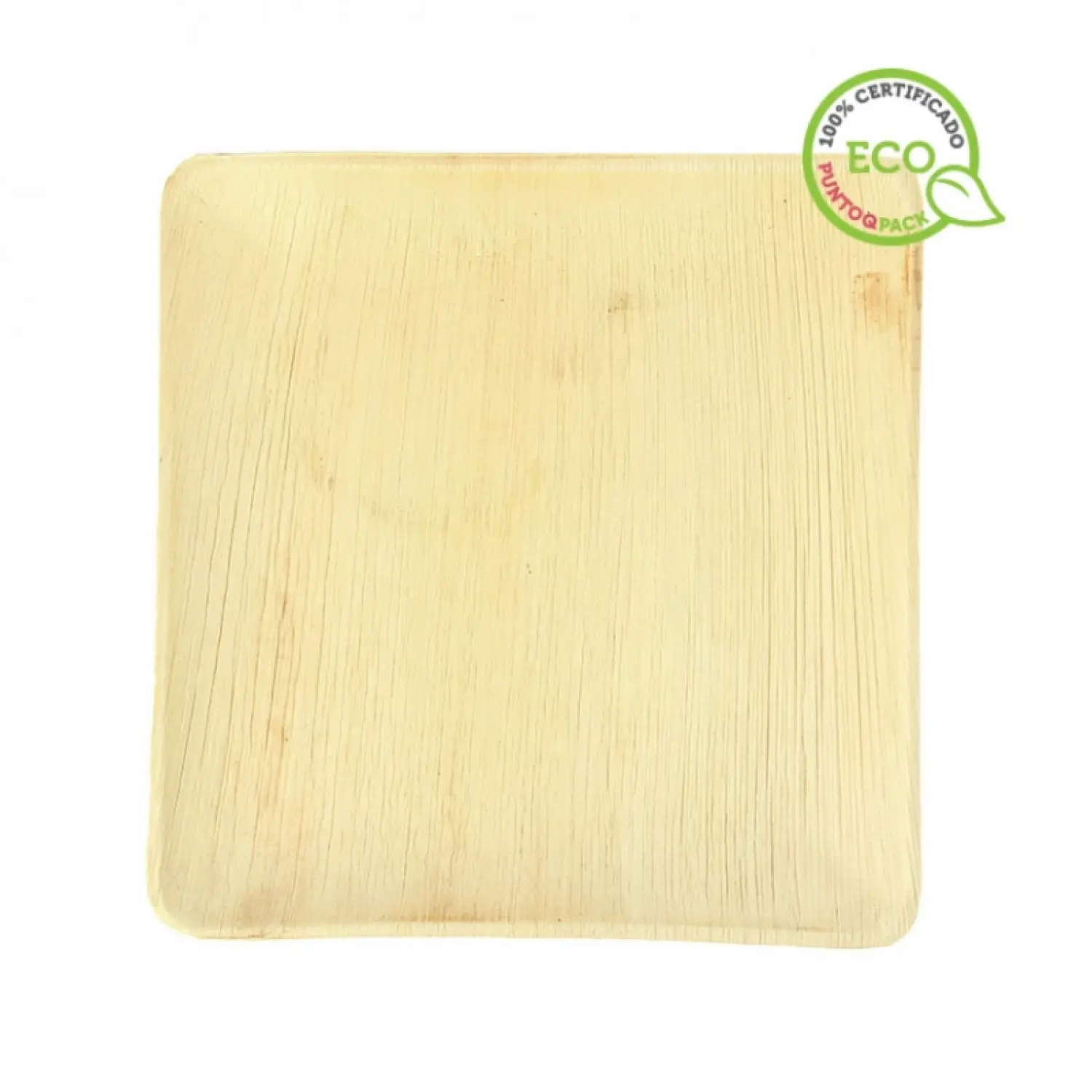 25 Uds. Plato cuadrado de hoja de palma (20x20 cm) | Ref: PLA008