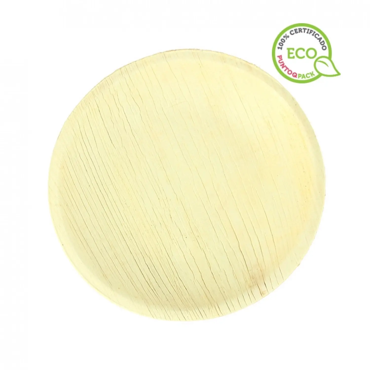 25 Uds. Plato redondo de hoja de palma (18Ø) | Ref: PLA011