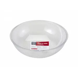 ENSALADERA textura empedrada 5,5 L 30,5 x 30,5 cm Transparente