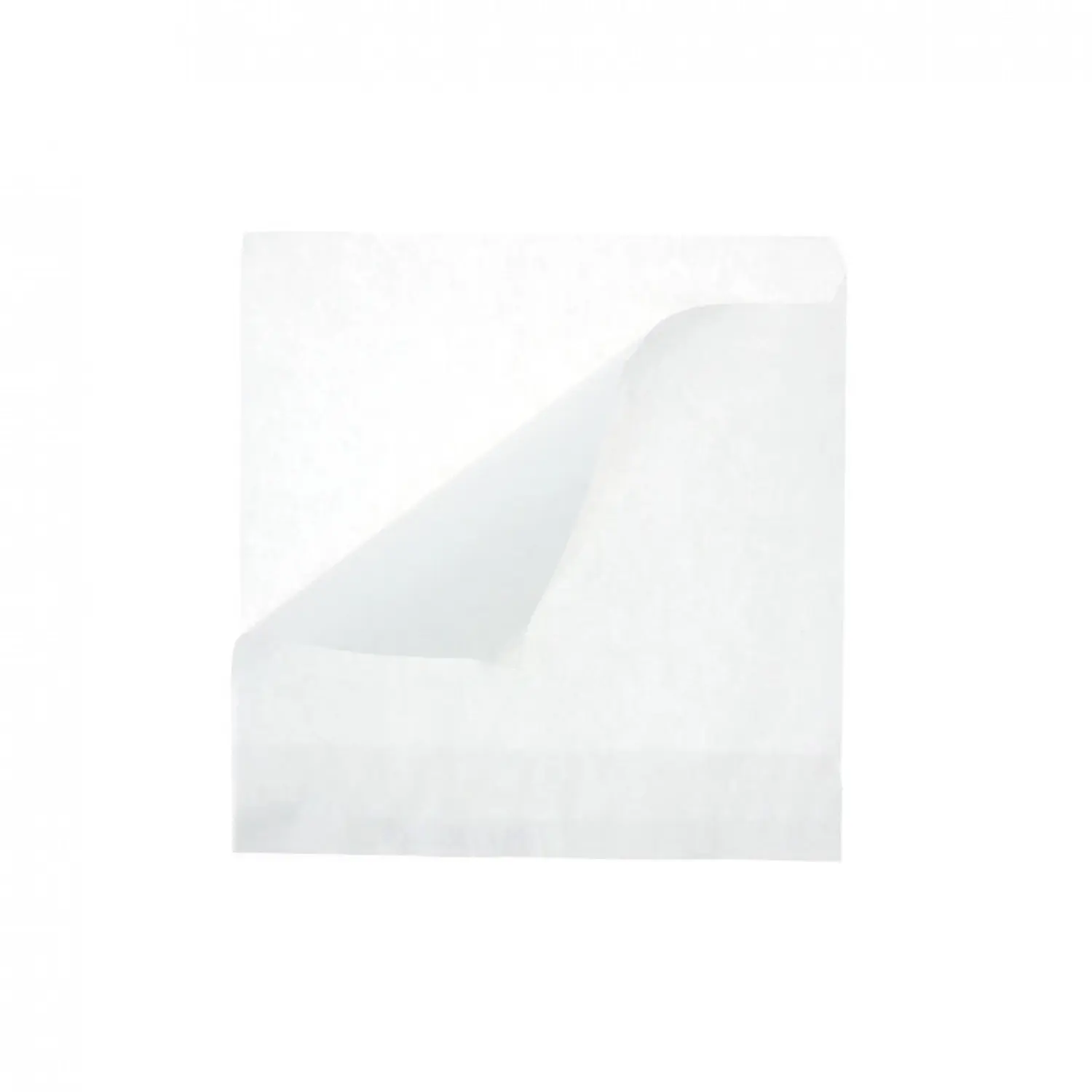 1000 Uds. Papel antigrasa doble apertura blancos (17x16,5cm) | Ref: PSK/BCO1000