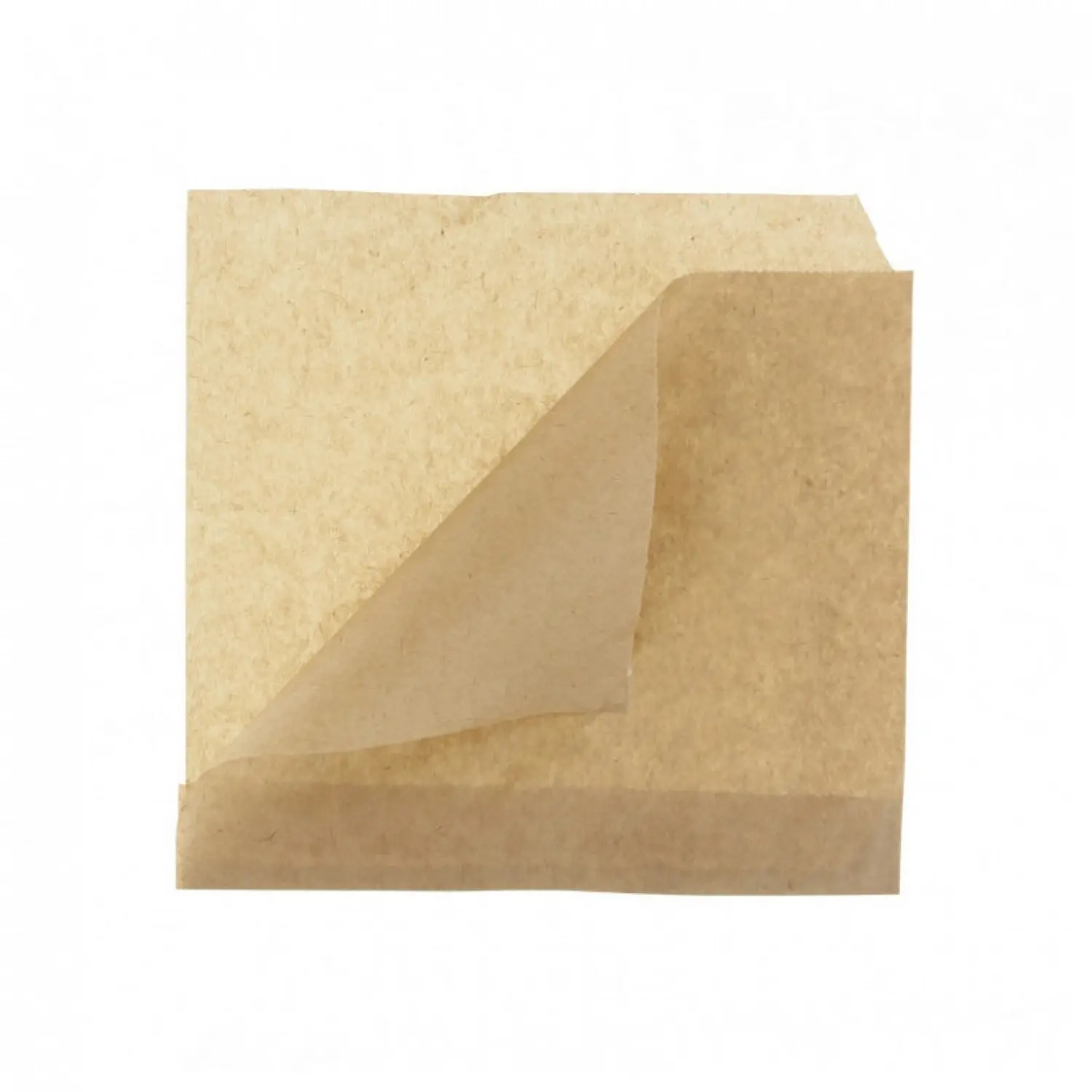 1000 Uds. Papel antigrasa para hamburguesas kraft (17x17cm) | Ref: PSKKRAFT