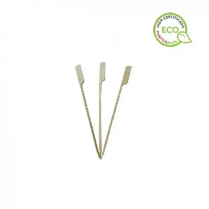 100 Uds. Palillos para brochetas de bambú estilo bastón 7cm | Ref: PW209BBTG71