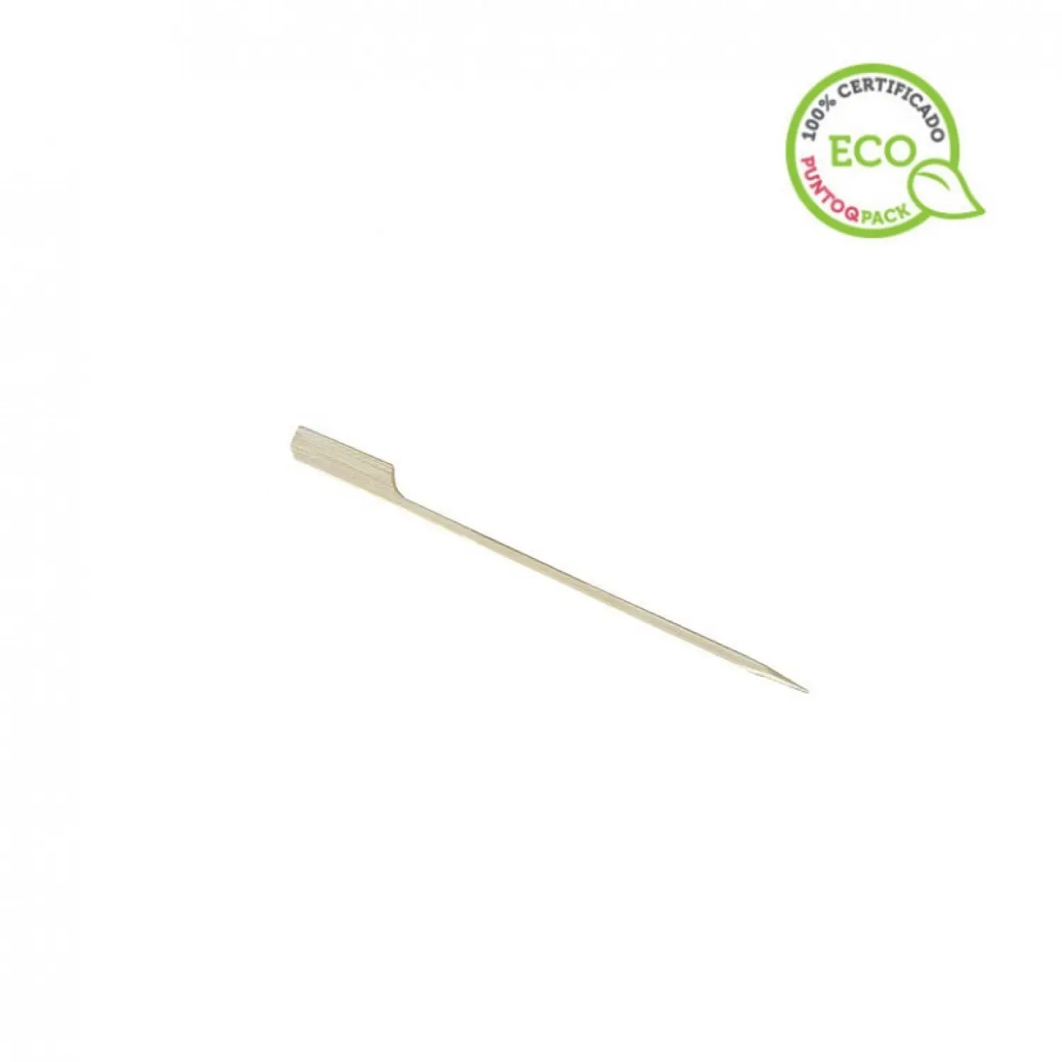 100 unidades. Espeto de bambu bastão 90mm | Ref: PW209BBTG90
