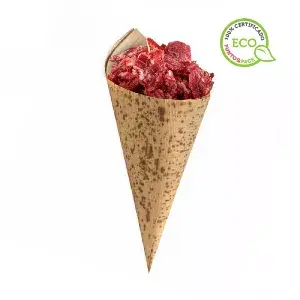 100 Uds. Conos de bambú para catering premium 17cm alto | Ref: PW210BBCOB17
