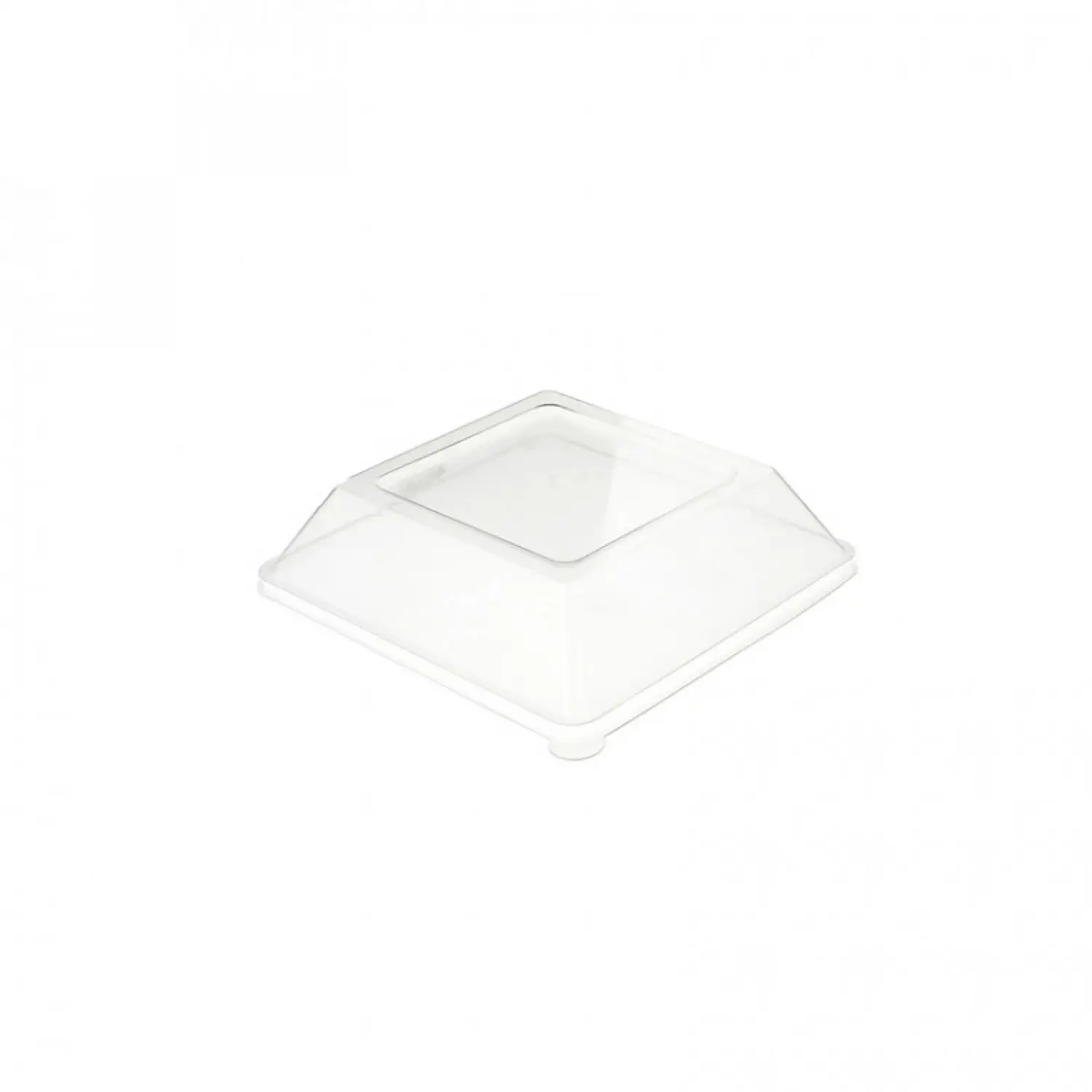 100 Uds. Tapa para platos de fibra cuadrados (13x13cm) | Ref: PW210ECODL1414