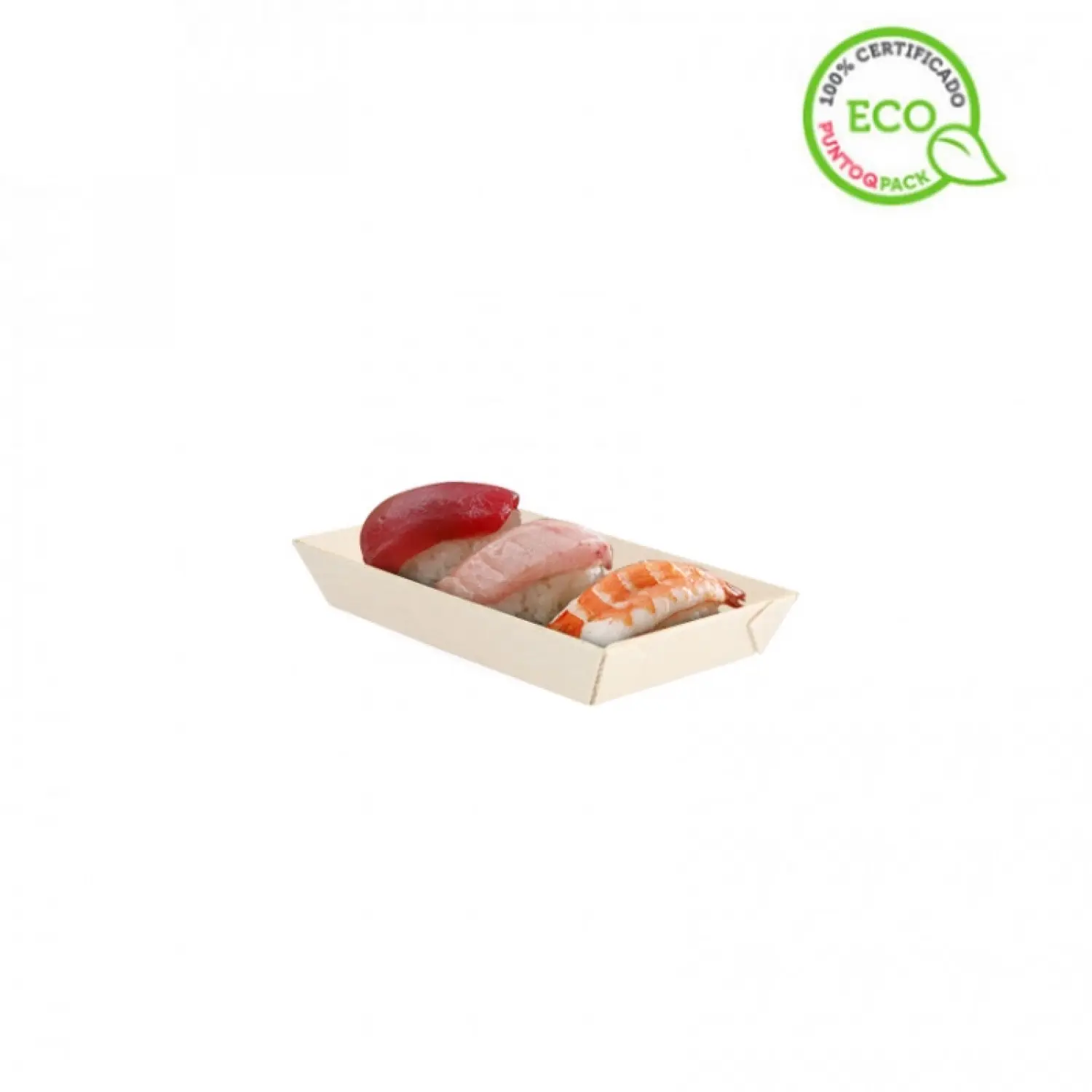 100 Uds. Mini Bandeja de Madera 13x6.5cm | Ref: PW210SAMBQ65