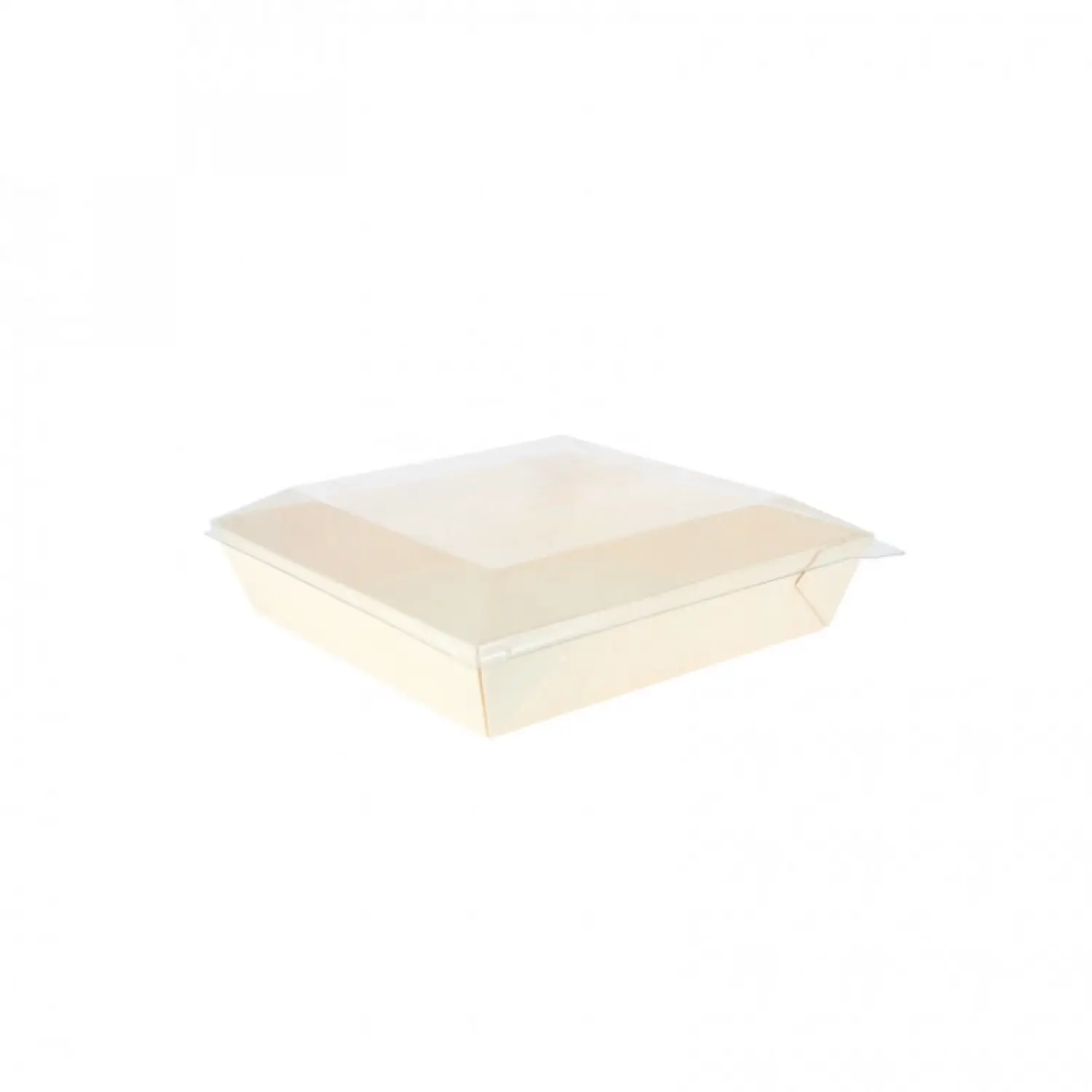 100 Uds. Tapa transparente para bandeja de madera samurai (17x17cm) | Ref: PW210SAMLT170