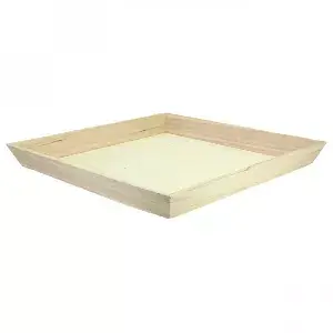 10 unidades. Bandeja quadrada de madeira | Ref: PW210WOODTRAY31