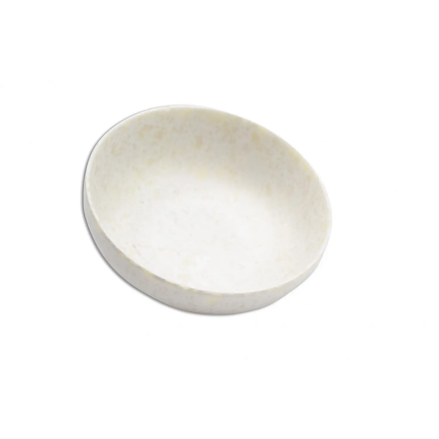 Bol redondo grande 19,2 cm de Ø x 6,8 cm de alto Blanco mármol (Pack de 6 unidades)