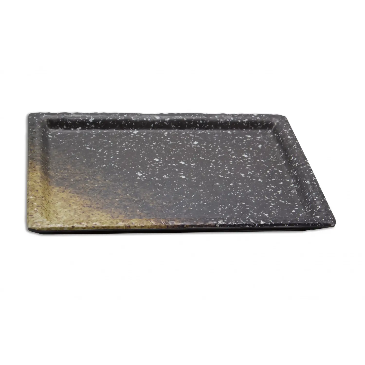 Plato rectangular grande 24,5 x 18 x 2,3 cm Lava (Pack de 12 unidades)