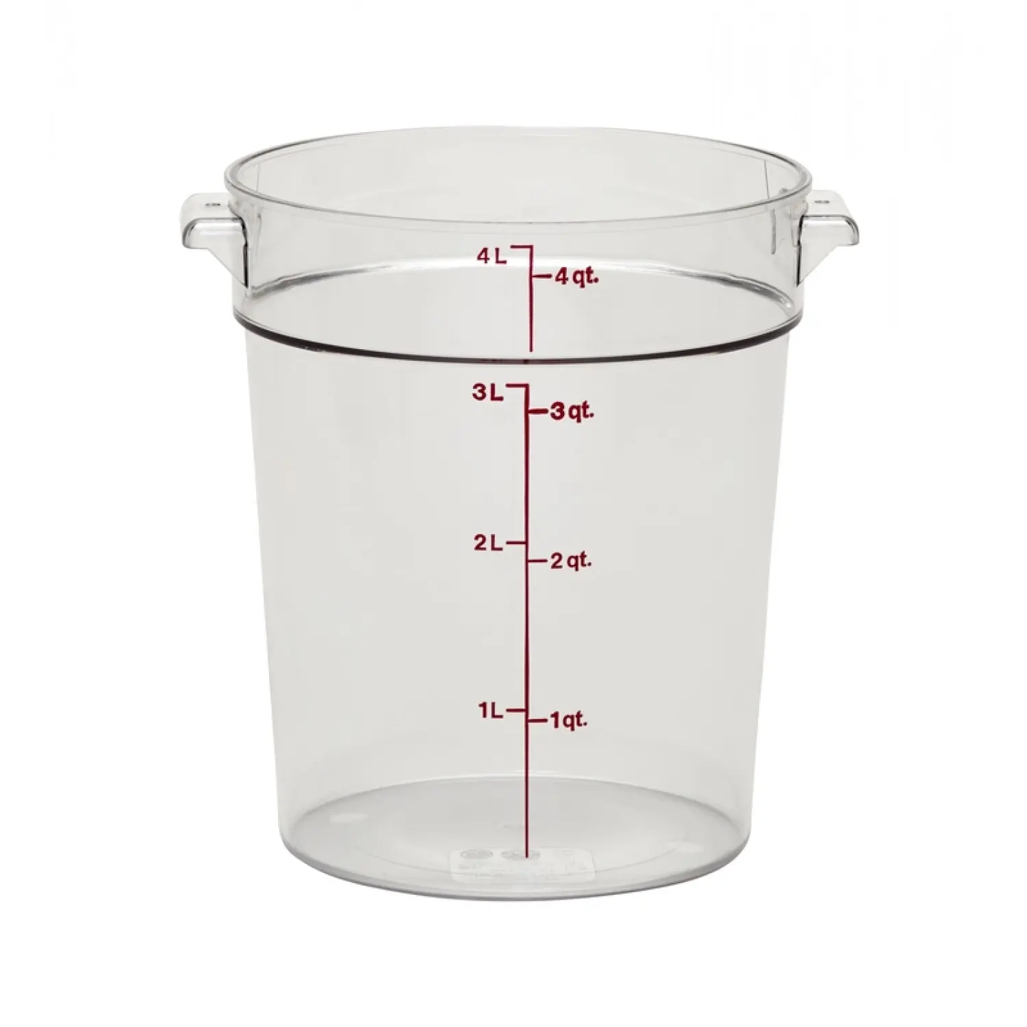 RECIPIENTE REDONDO 3,8 l 20,8 x 20,8 cm Transparente (Tapa no incluida)