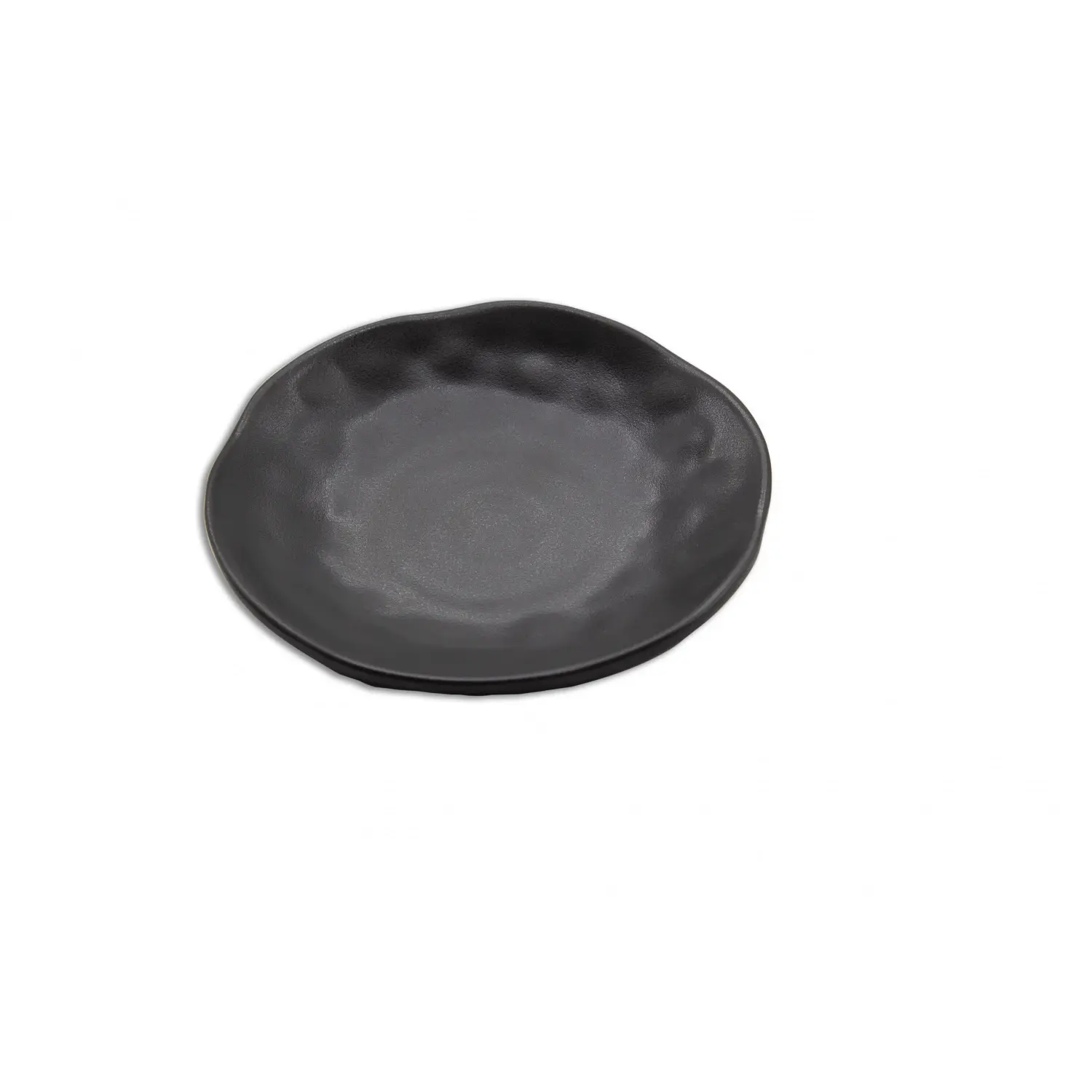 Platillo redondo 14 cm de Ø x 2,7 de alto Negro mate (Pack de 12 unidades)