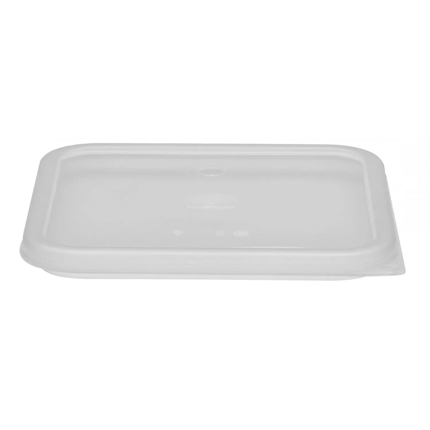 TAPA para recipientes cuadrados (no incluido) de 5,7 l. y 7,6 l. 21,5 x 21,5 cm Polipropileno Blanco translúcido
