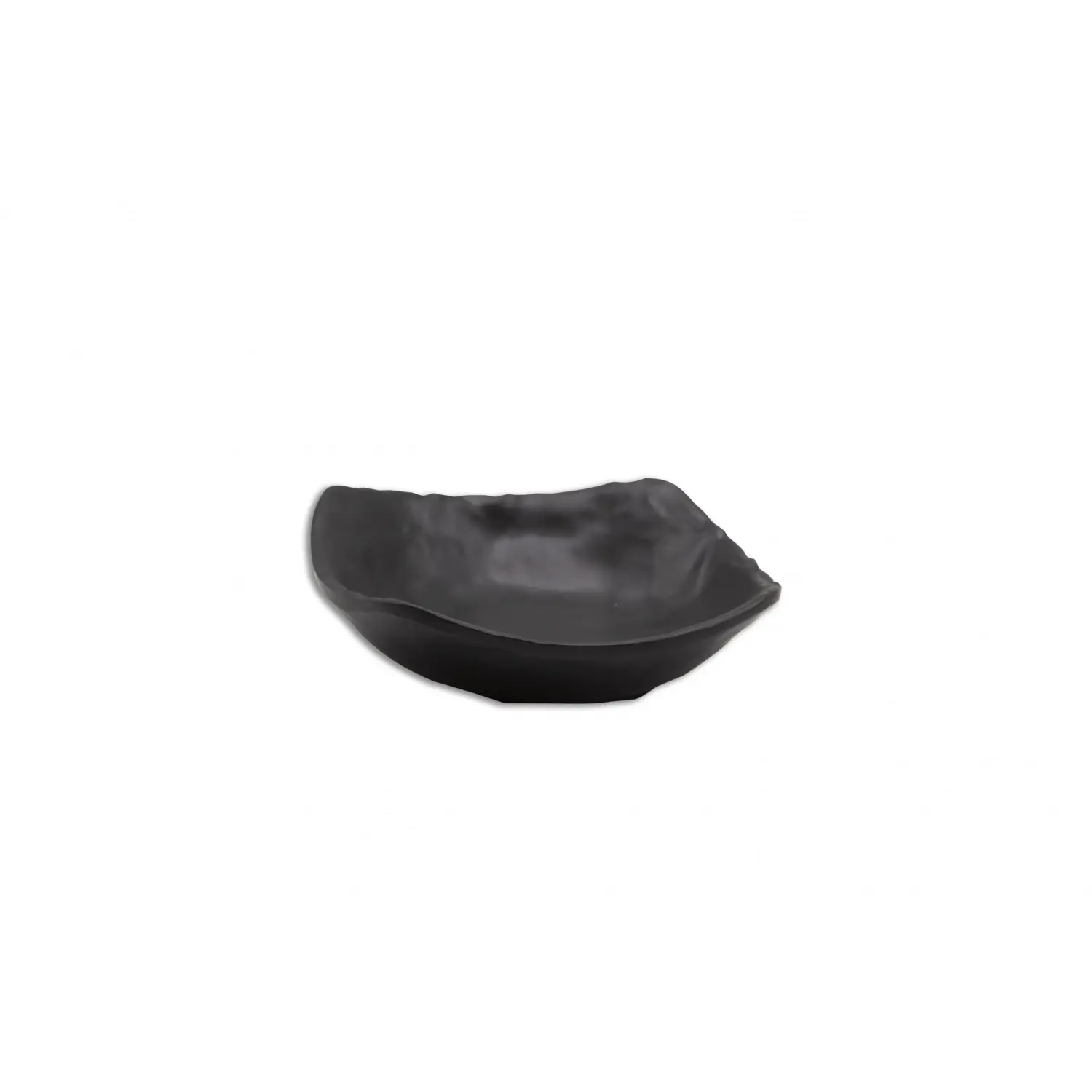Cuenco mini "Hoja" 8,7 cm de Ø x 3 cm de alto Negro mate (Pack de 24 unidades)
