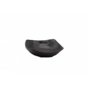 Cuenco mini "Hoja" 8,7 cm de Ø x 3 cm de alto Negro mate (Pack de 24 unidades)