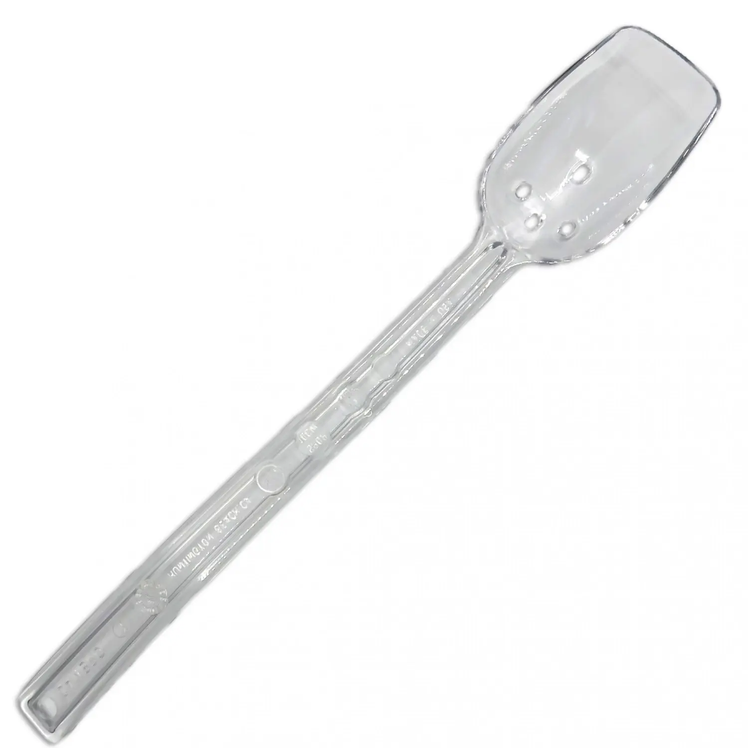 CUCHARA PERFORADA 25,5 cm de largo Transparente