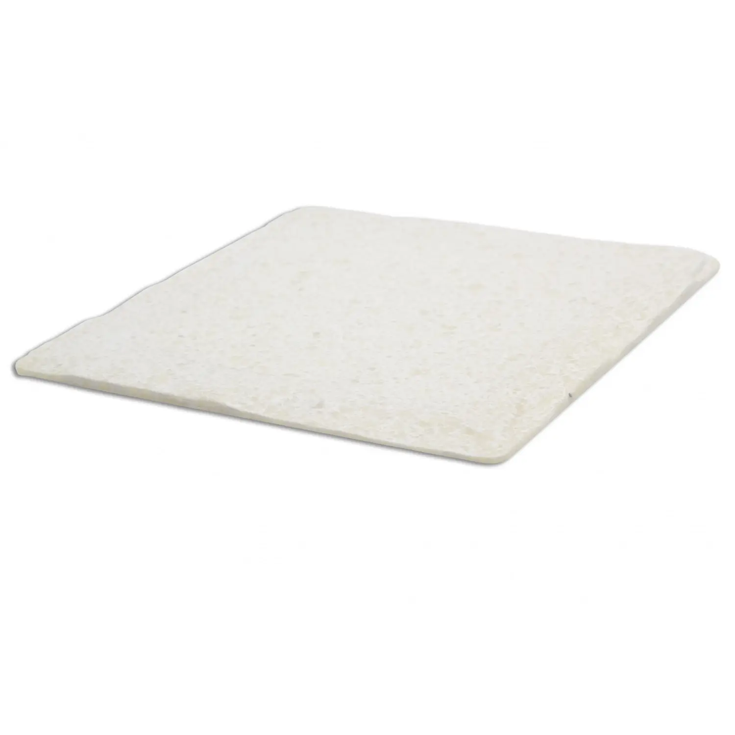 Base cuadrada 25 x 25 x 1,5 cm Blanco mármol (Pack de 5 unidades)