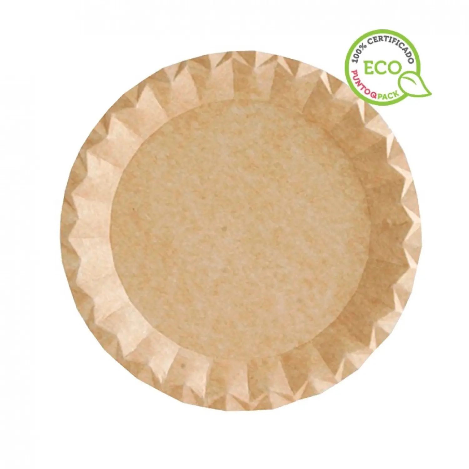 600 Uds. Platos de cartón kraft gama Bali (23Ø) | Ref: SR2682