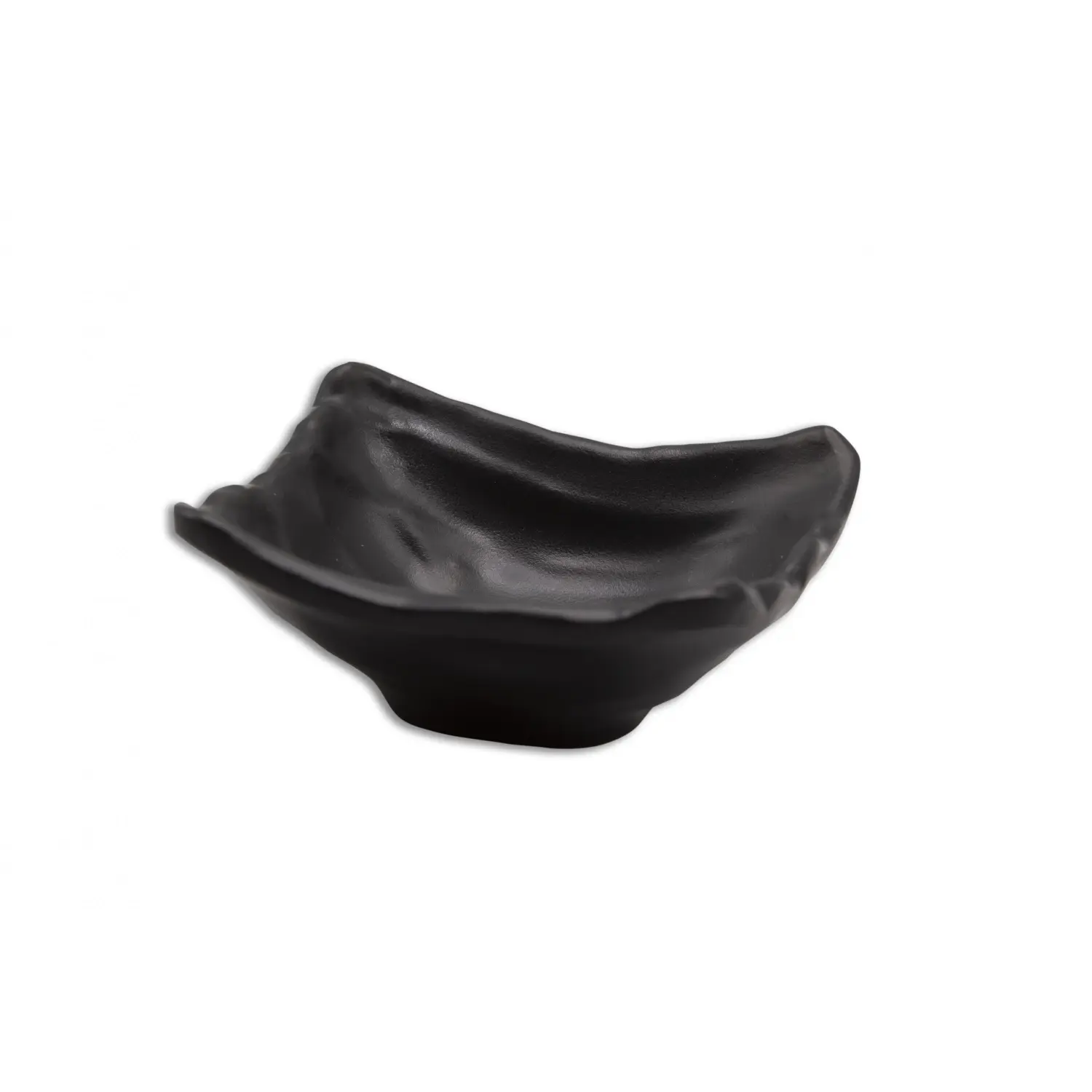 Cuenco mini cuadrado 9 x 8,5 x 4 cm Negro mate (Pack de 24 unidades)