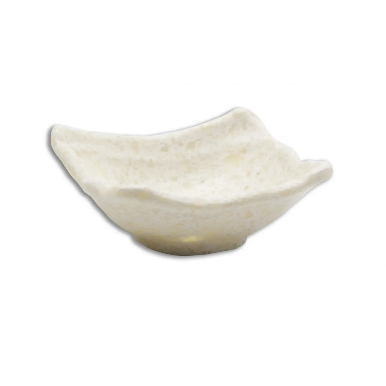 Cuenco mini cuadrado 9 x 8,5 x 4 cm Blanco mármol (Pack de 24 unidades)