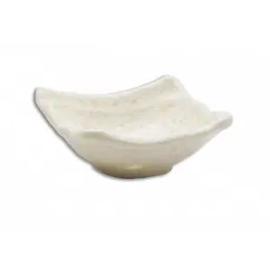 Cuenco mini cuadrado 9 x 8,5 x 4 cm Blanco mármol (Pack de 24 unidades)