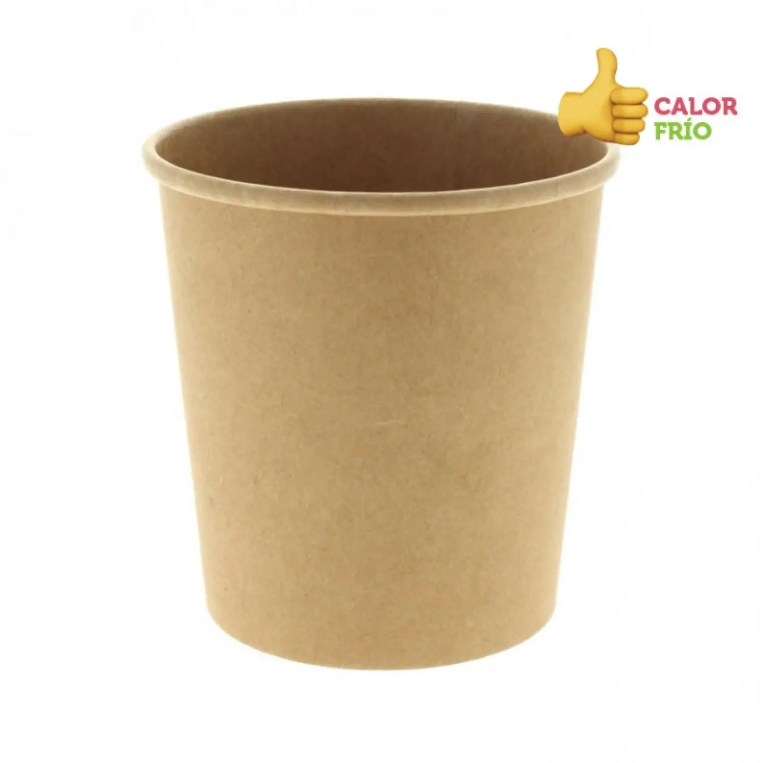 25 Uds. Tarrina para sopas cartón kraft (750cc) | Ref: SYC001K