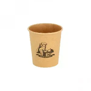 Containers for sauces made of ECO kraft cardboard with a capacity of 120ml (4oz).