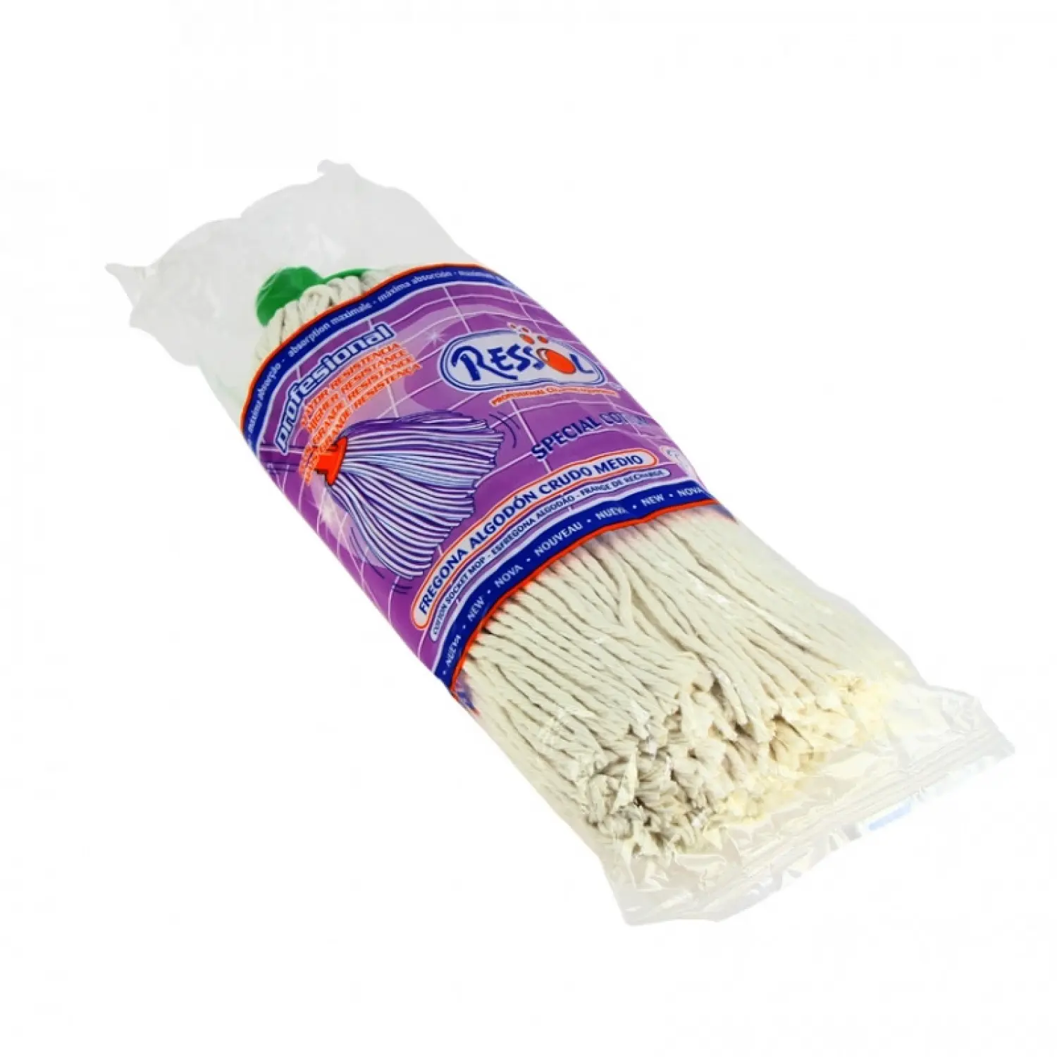 1 Unidade de Esfregão de Algodão Fio Cru Fino 230 gr. | Ref: T095G