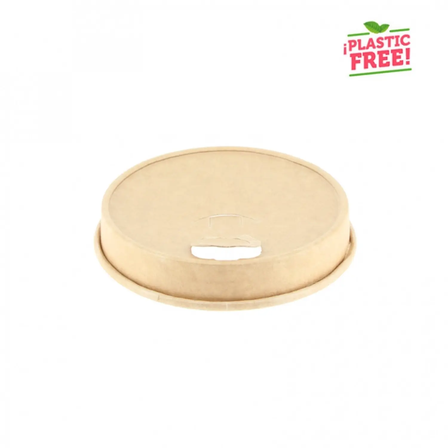 50 unidades. 50 unidades. Tampa de papelão sem plástico para copos de café (8Ø) | Ref: TAP057 | Ref.: TAP057
