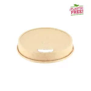 50 unidades. 50 unidades. Tampa de papelão sem plástico para copos de café (9Ø) | Ref: TAP058 | Ref.: TAP058
