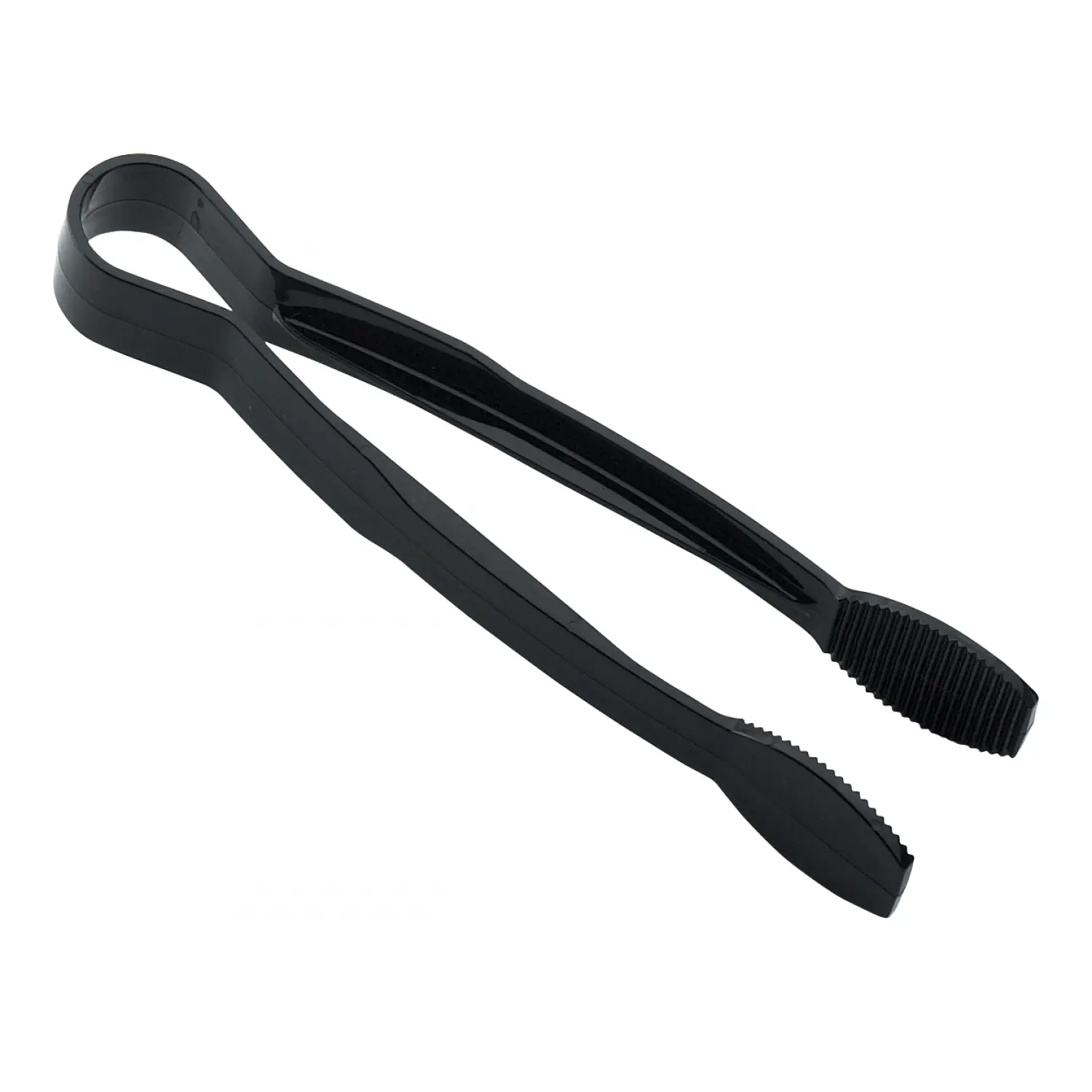 PINZA SERVICIO PLANA 23 cm de largo Negro