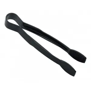 PINZA SERVICIO PLANA 23 cm de largo Negro