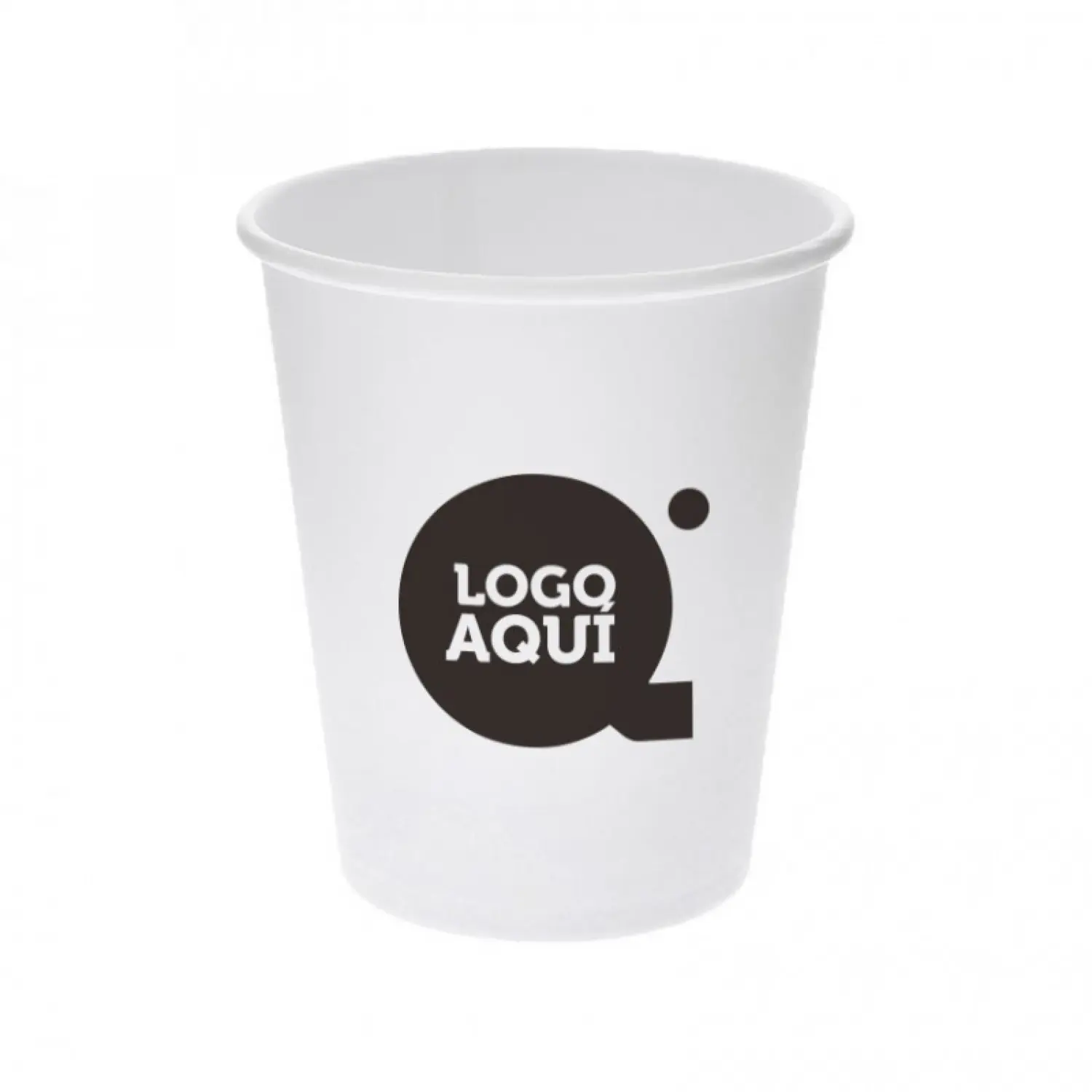 Vaso de papelão personalizado 1 tinta PL: Faces - 1, Dimensões - XL|13cm|470ml|9Ø, Tintas - 1
