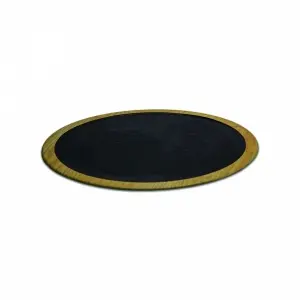 Base redonda 30x30 cm Madera/Negro (Pack de 6 unidades)