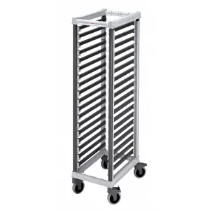 CARRO DE DISTRIBUCIÓN PARA CUBETAS GASTRONORM (GN 1/1) 73,03 x 43,8 x 170,7 cm Gris