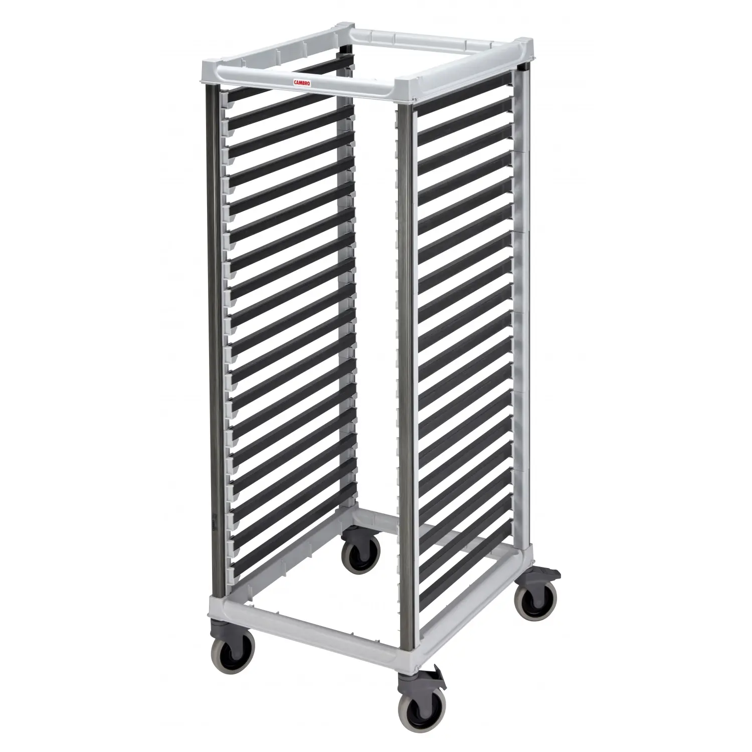 CARRO DE DISTRIBUCIÓN PARA CUBETAS GASTRONORM (GN 2/1) 83,5 x 64,5 x 170,7 cm Gris