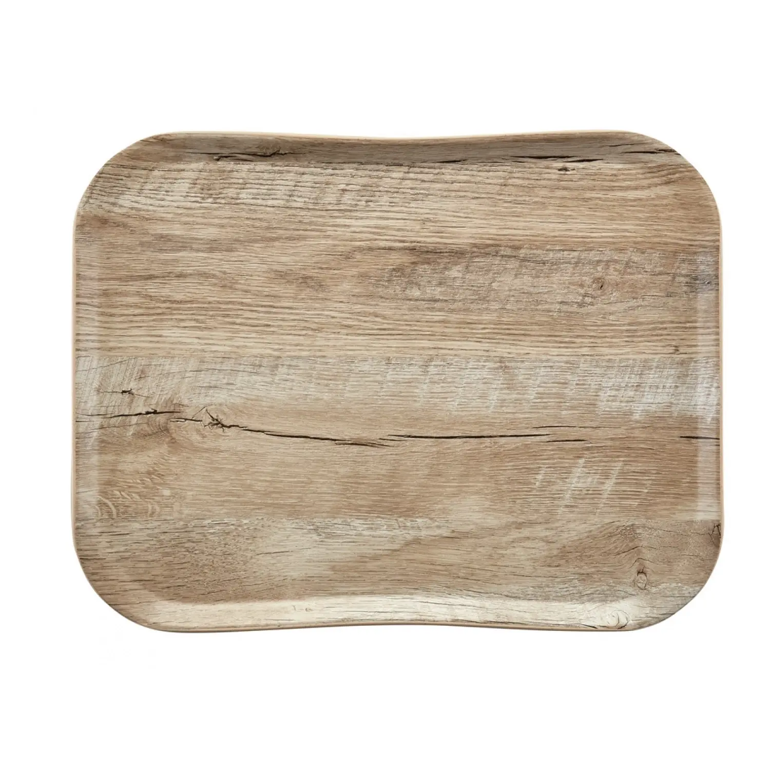 BANDEJA CENTURY Texturizada símil madera 35,5 x 45,7 cm