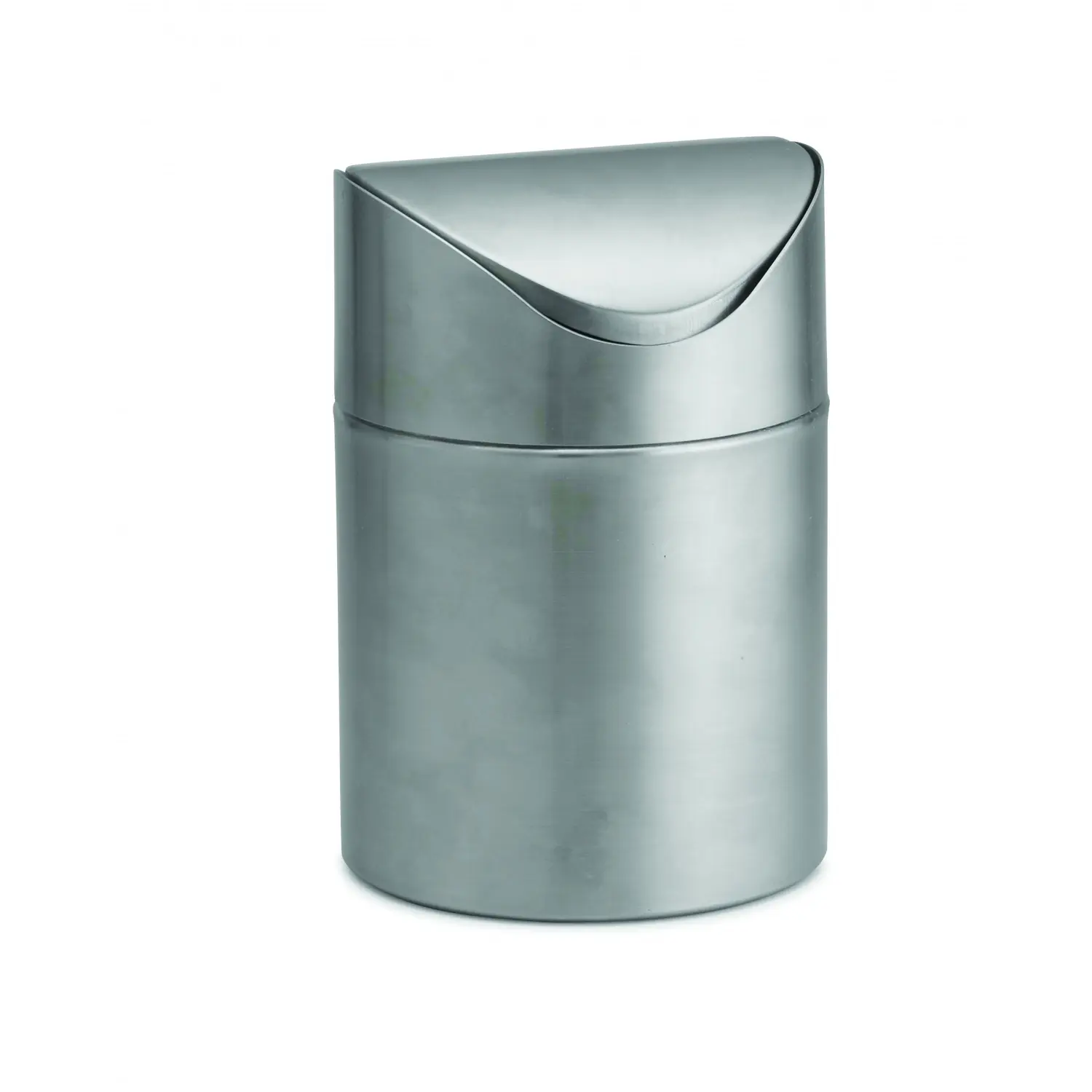 Mini papelera 1,3 L 11,9 x 11,9 x 17,5 cm Acero inoxidable