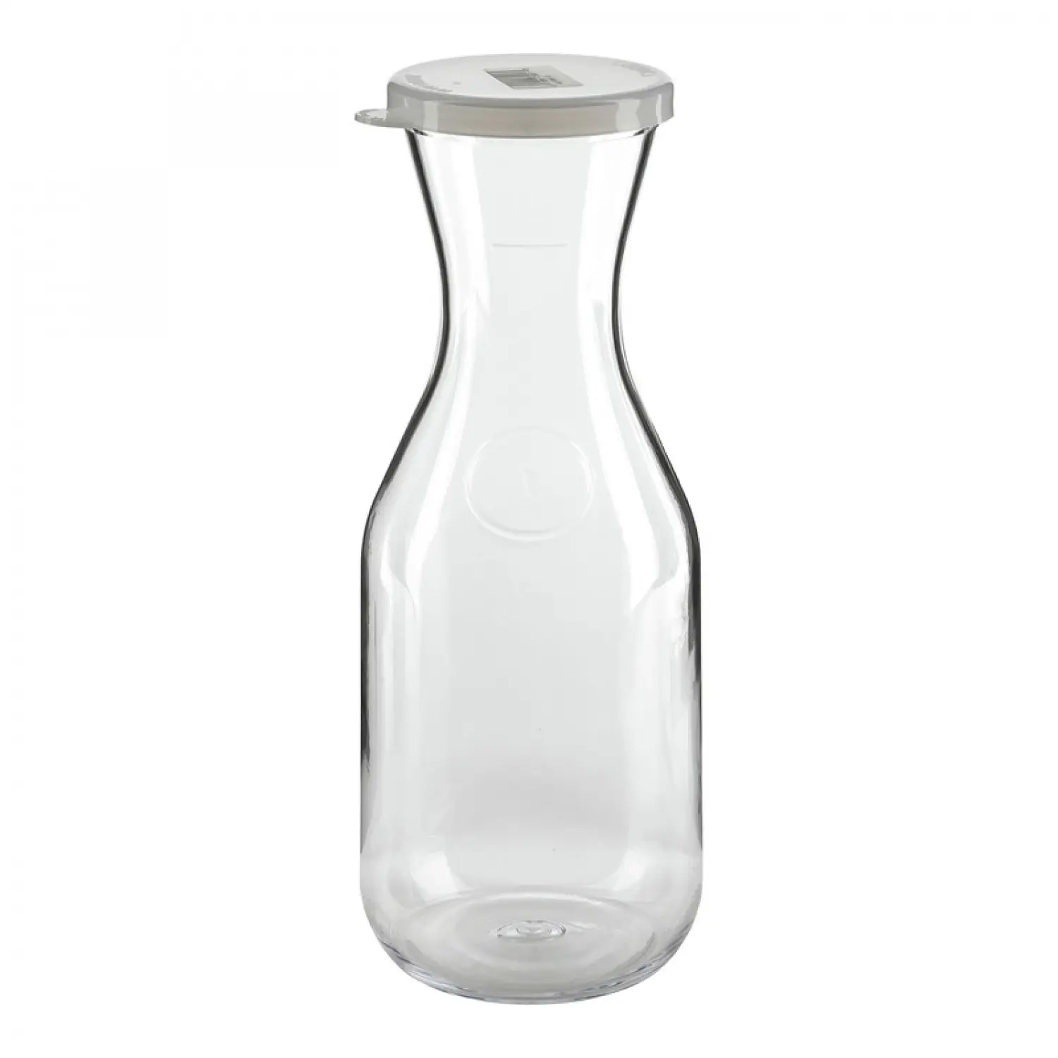 BOTELLA DECANTANDOR con tapa 1 L 24,8 cm de alto Transparente