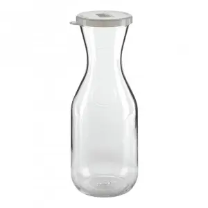 Decantador con tapa 1 L 24,8 cm de alto (3 unids)